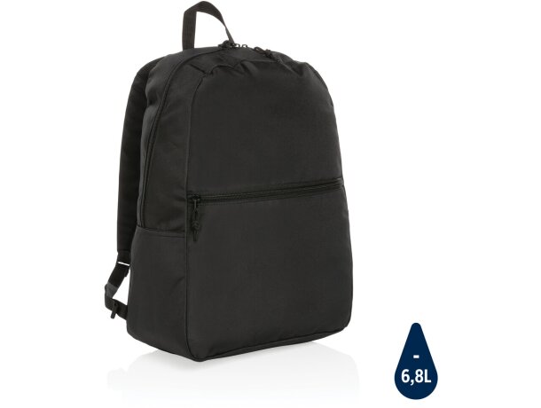 Mochila infantil para merchandising rPET Azul marino detalle 27