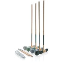 Juego croquet de madera