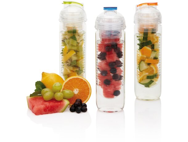 Bidón deportivo con compartimento para frutas de tritán 500ml Verde detalle 16
