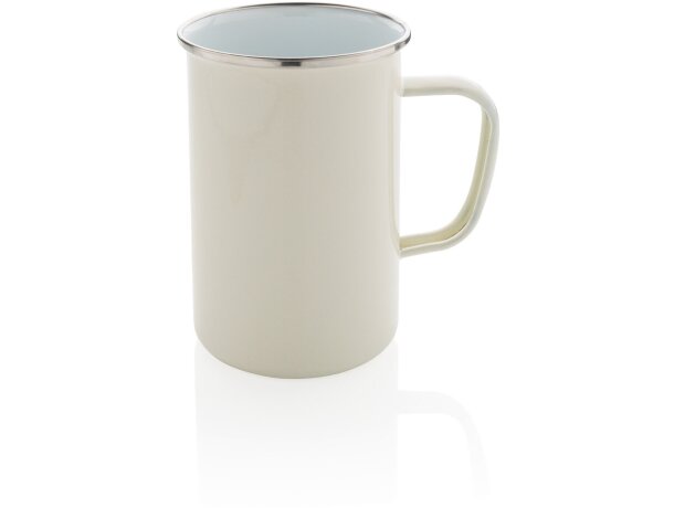 Taza vintage XL Blanco detalle 8