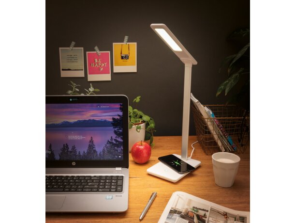 Lámpara de escritorio de carga inalámbrica 5W Blanco detalle 8