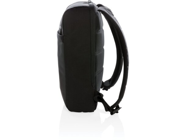 Mochila antirrobo 15 Swiss Peak con protección RFID y USB Negro detalle 5