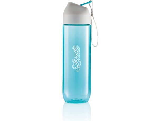 Botella tritan para agua 450 ml Turquesa/gris detalle 30