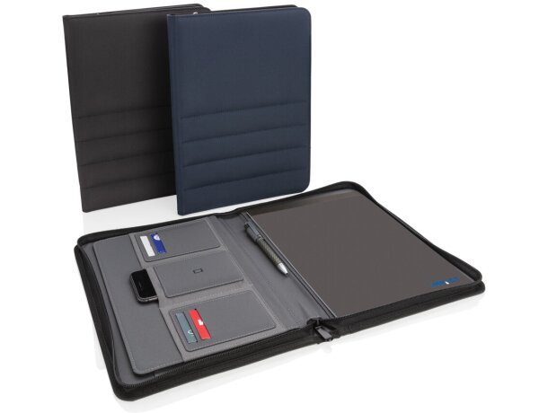 Carpeta Impact AWARE ™ RPET A4 con cremallera Negro detalle 7