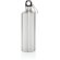 Botella de agua XL de aluminio con mosquetón Plata/negro detalle 9