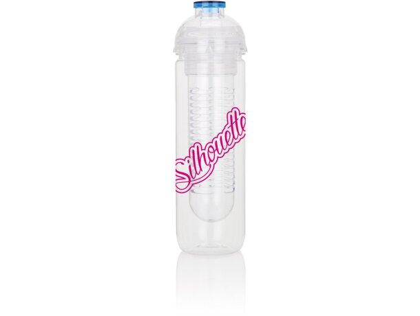 Bidón deportivo con compartimento para frutas de tritán 500ml Azul detalle 5