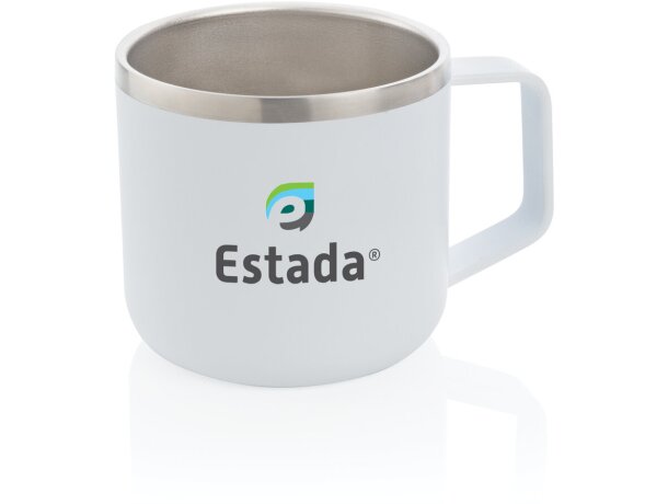 Taza de acero inoxidable Blanco detalle 20