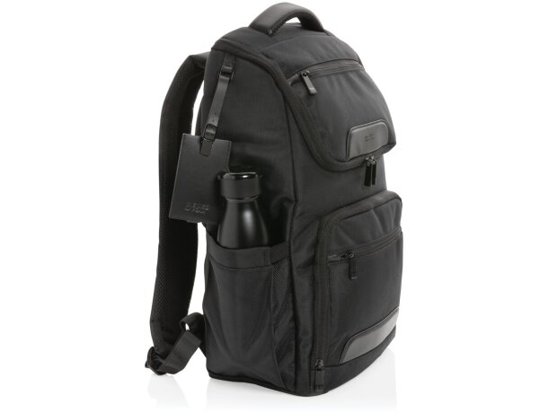 Mochila para portátil 15,6 Swiss Peak AWARE ™ RPET Voyager Negro detalle 5