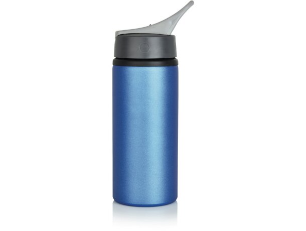 Botella deportiva con logo asa de transporte polipropileno Azul/antracita detalle 24