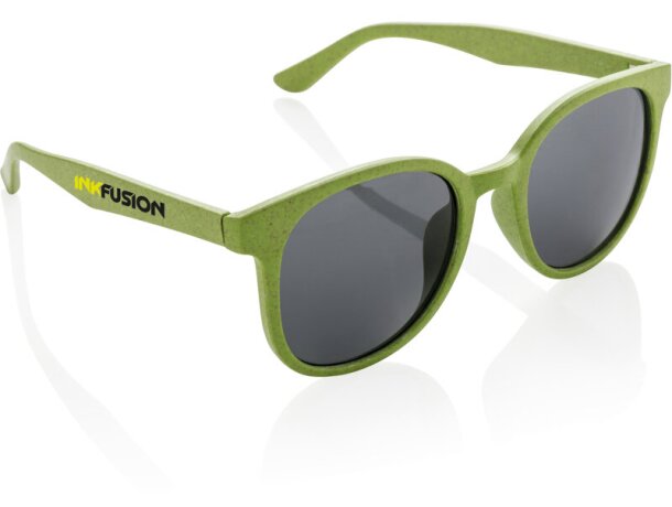 Gafas de sol ecológicas de fibra de paja de trigo ECO Verde detalle 20
