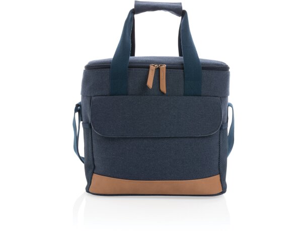 Bolsa termica publicitaria algodón reciclado Azul detalle 27