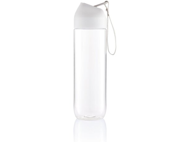Botella tritan para agua 450 ml Blanco/gris detalle 13