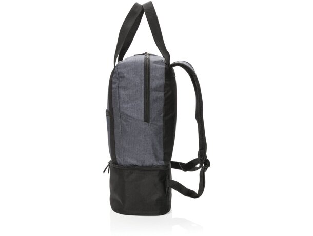 Mochila térmica eva con compartimiento nevera Gris/negro detalle 5