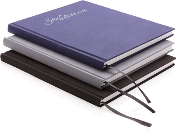 Libreta Deluxe 210x240mm Gris detalle 6