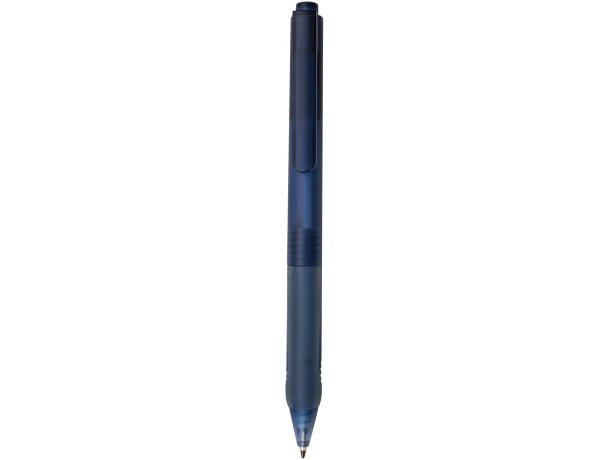 Bolígrafo con nombre de silicona acabado mate tinta azul Azul marino detalle 21