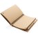 Libreta de anillas con hojas a rayas y bolígrafo kraft de cartón reciclado Blanco detalle 11