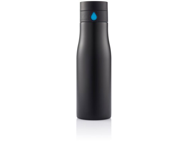 Botella de seguimiento de hidratación Aqua Gris/azul detalle 19