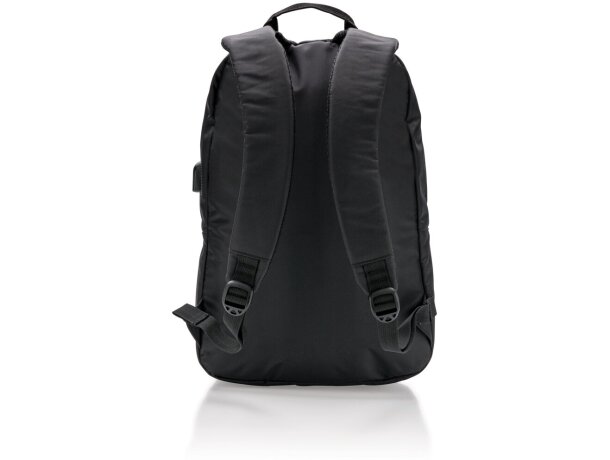 Mochila Para Portátil con Usb, Negro Negro detalle 3