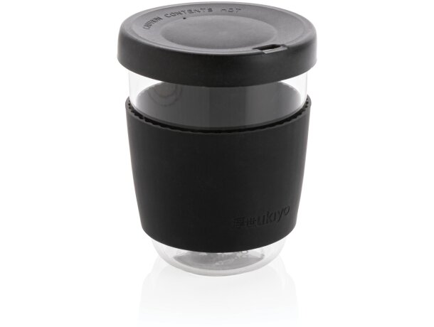 Vaso térmico Ukiyo cristal borosilicato funda silicona 360ml Marron detalle 38