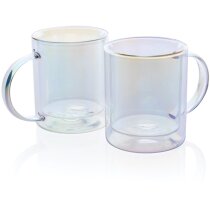 Taza cristal borosilicato Hengchun doble capa