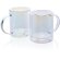 Taza de cristal personalizada borosilicato doble capa galvanizado 330ml premium