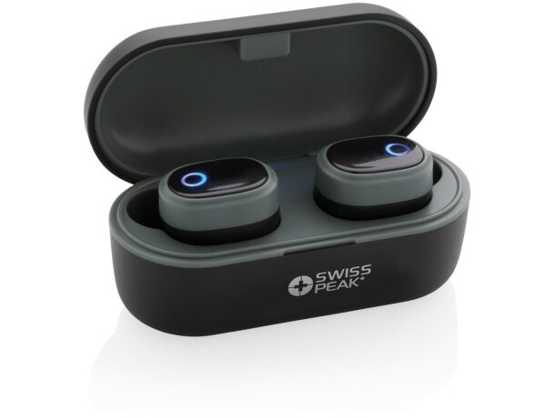 Auriculares promocionales inalámbricos con estuche de carga Negro detalle 9