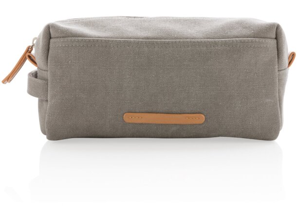 Neceser promocional de viaje para maleta de mano Gris detalle 12