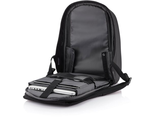 Bobby Hero Regular, mochila antirrobo Negro/negro detalle 10