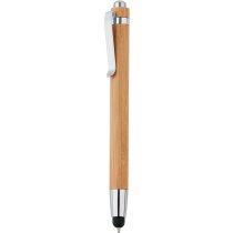 Puntero de bambú con bolígrafo diseño clásico personalizado