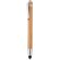 Puntero de bambú con bolígrafo diseño clásico barato