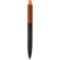Bolígrafos con nombre forma exclusiva de diamante y tacto suave Naranja/negro detalle 41
