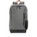 Mochila ecológica para publicidad con poliéster reciclado y trazador AWARE Gris detalle 10