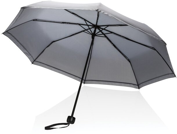 Mini paraguas RPET reflectante 190T Impact AWARE ™ Gris detalle 5
