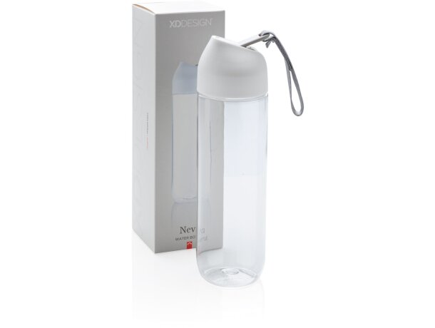 Botella tritan para agua 450 ml Blanco/gris detalle 23