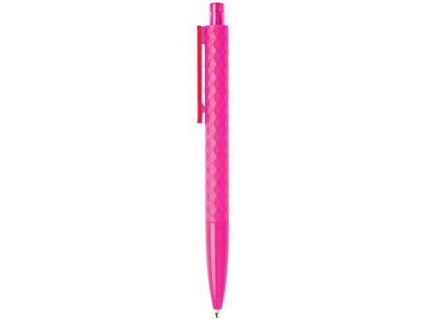Bolis originales ballpoint acabado geométrico tinta alemana azul X3 Rosa detalle 2