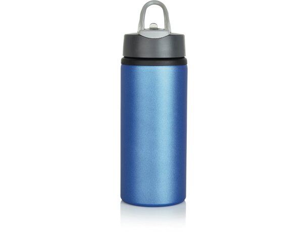 Botella deportiva con logo asa de transporte polipropileno Azul/antracita detalle 25