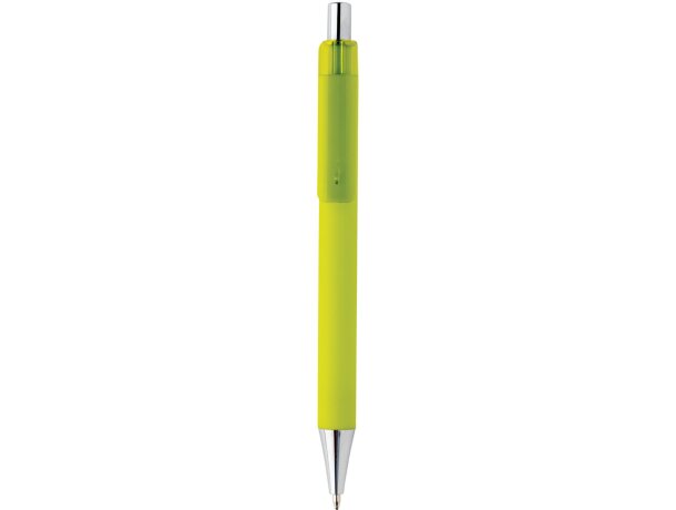 Bolígrafo suave X8 Verde lima detalle 41