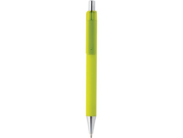 Bolígrafo suave X8 Verde lima detalle 41
