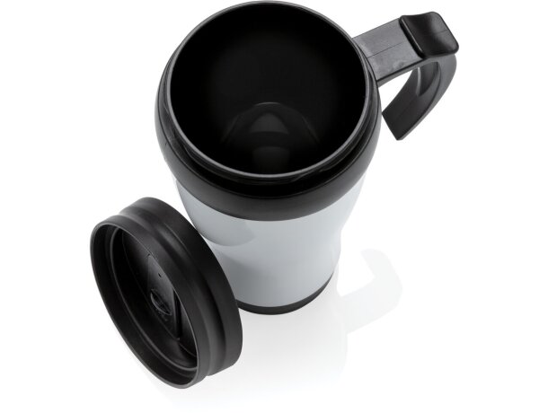 Taza Acero Inoxidable Blanco detalle 21