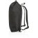 Mochila ecológica con logo hecha de botellas recicladas y ahorro de agua Negro detalle 4