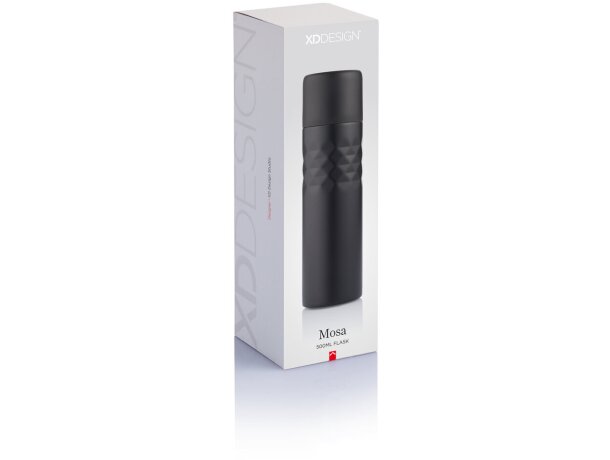 Termos acero inoxidable moderno 500 ml Mosa Negro detalle 2