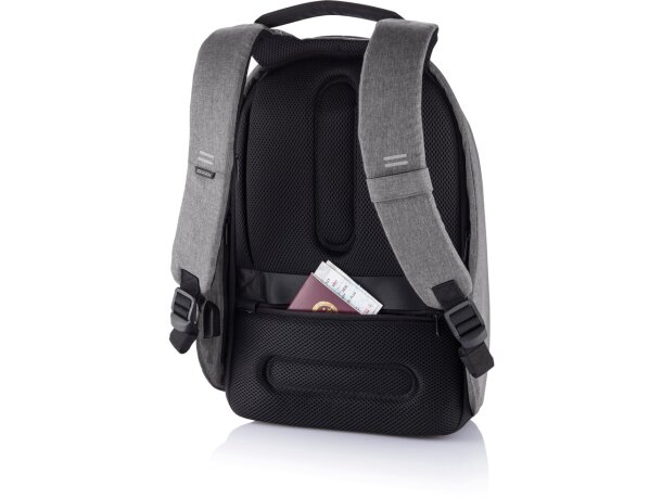 Bobby Hero Regular, mochila antirrobo Gris/negro detalle 44