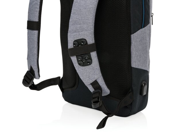 Mochila para portátil 15” Arata Gris/negro detalle 7