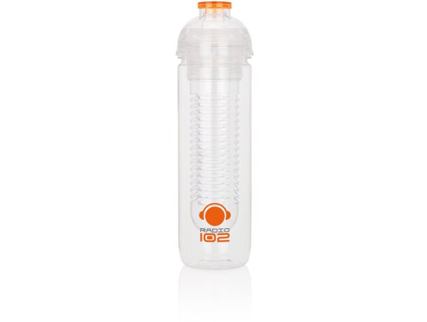 Botella de agua con infusor 500 ml Naranja detalle 24