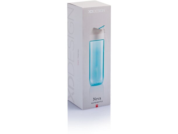 Botella tritan para agua 450 ml Turquesa/gris detalle 36