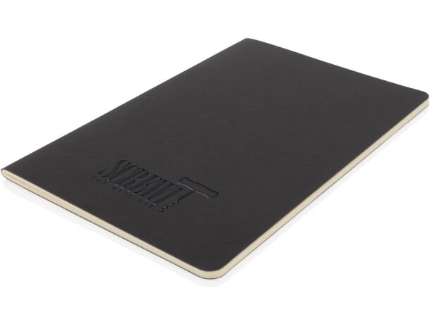 Libreta de tapa blanda de PU con borde de color Blanco detalle 25