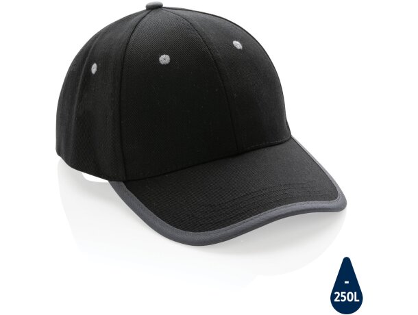 Gorras béisbol cierre velcro 100% algodón cepillado Azul marino detalle 55