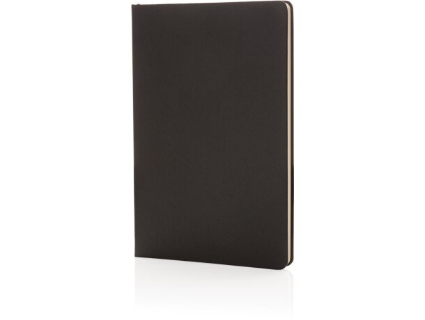 Libreta A5 FSC® de tapa dura Negro detalle 5