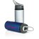 Botella deportiva con logo asa de transporte polipropileno Azul/antracita detalle 30