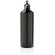 Botella de agua XL de aluminio con mosquetón Negro/negro detalle 4